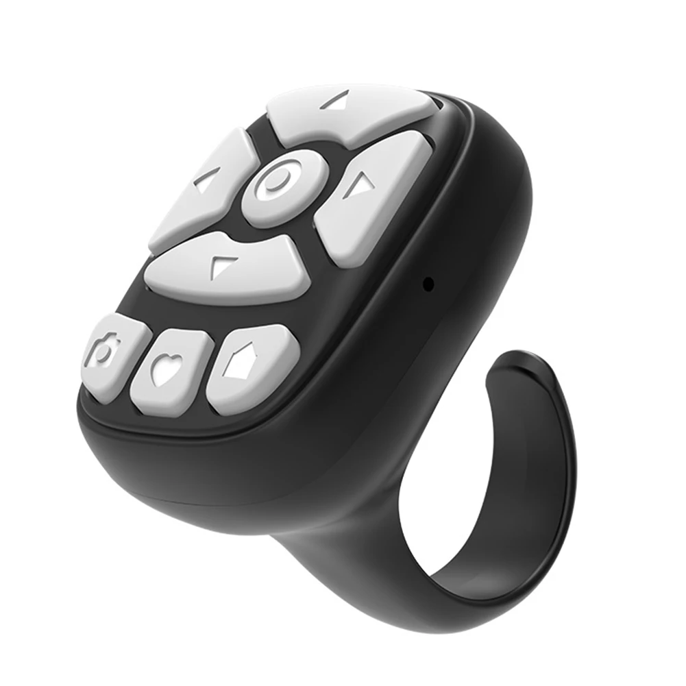Remote Control E-book Page Turner Bluetooth-Compatible Multifunction Wireless Camera Shutter Selfie Button for Xiaomi