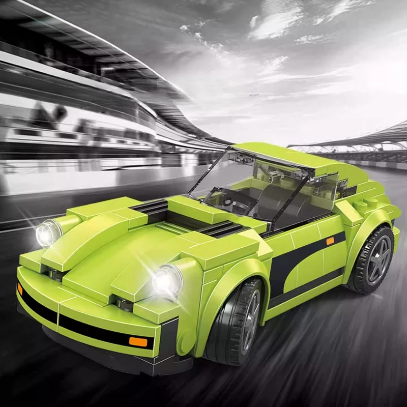 

SEMBO Racing Building Blocks Children's Creative Puzzle Hand-Assembled Supercar Car Model Desktop Ornaments Trendy Toys Gifts