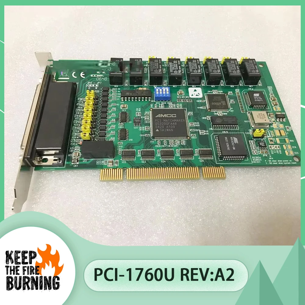 8-Way Relay Output Isolation Digital Input Card For Advantech PCI-1760U REV:A2