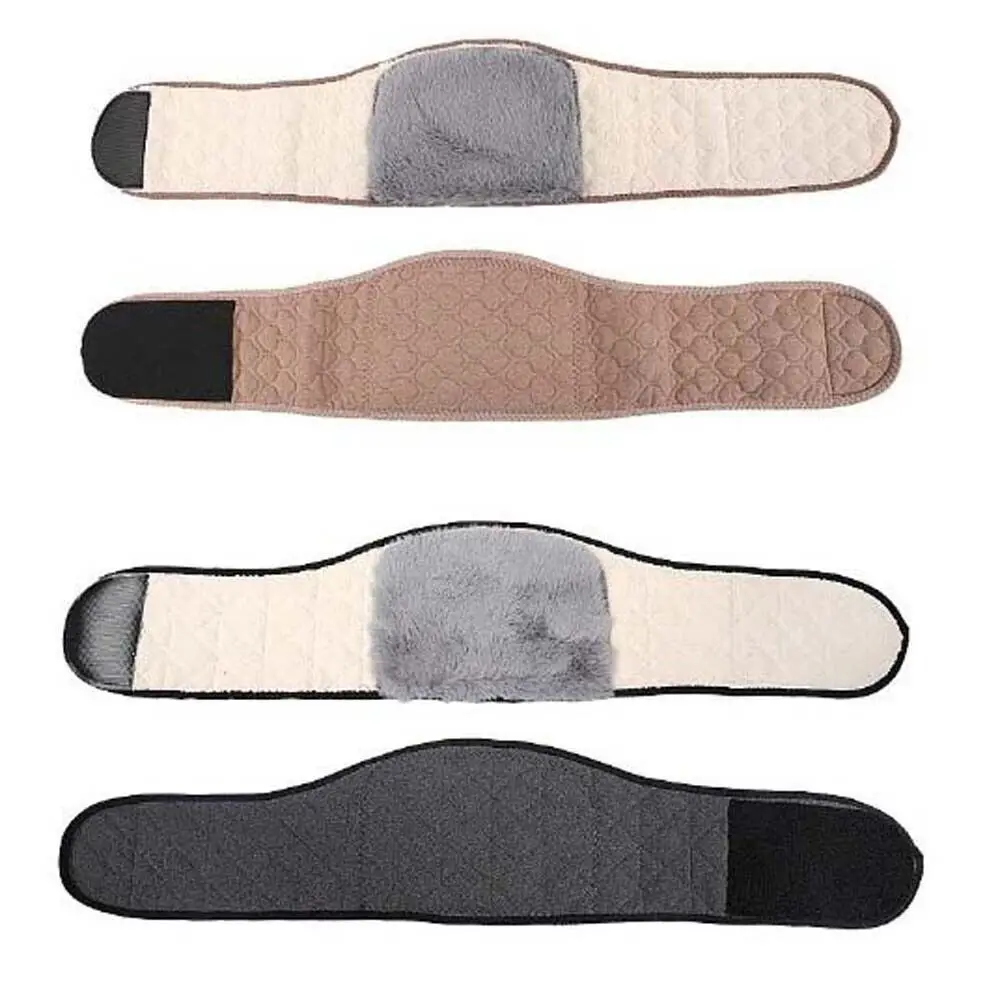

Polyester Warm Waist Support Belt Imitation Rabbit Fur Imitation Cashmere Winter Fur Waist Belts Three-layer