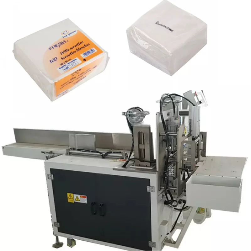 Restaurant Napkin Paper Facial Tissue Paper Packing Machine Embossing Paper Napkin Making Tissue Paper Folding Machine