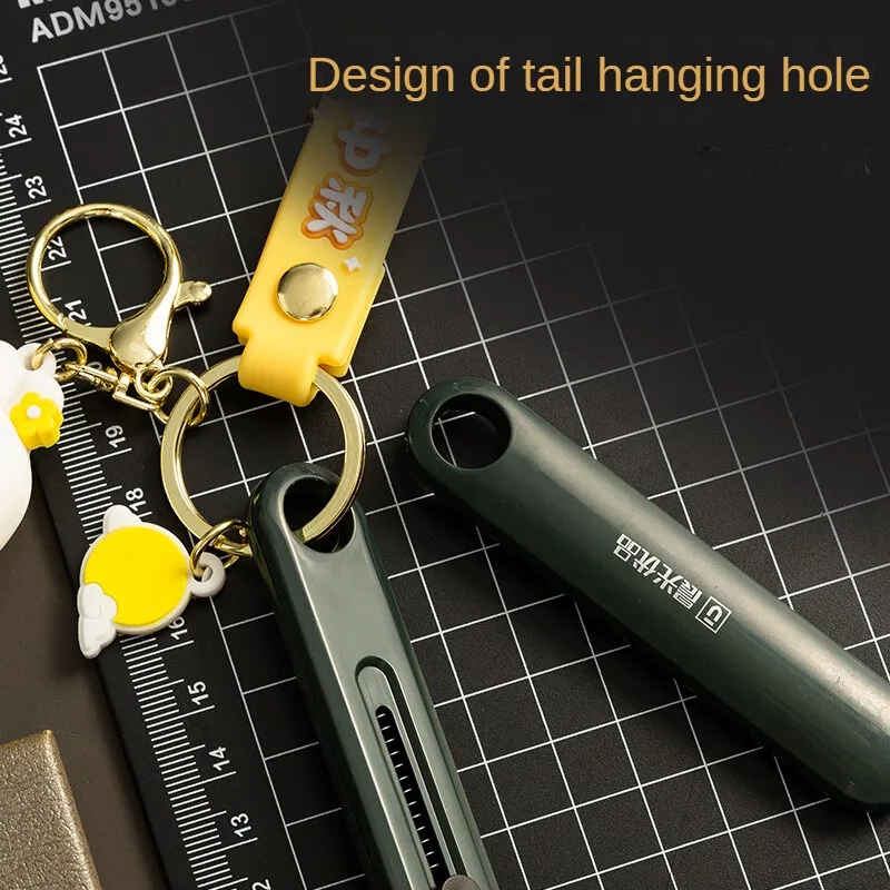 سكين تفلون صغير من M&G، سكين مقاوم للالتصاق ومقاوم للصدأ للوازم المكتبية، عبوة واحدة، لون عشوائي #6