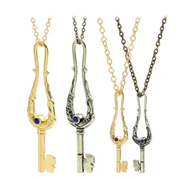 Anime Peripheral Suzume Prop Key Necklace Makoto Shinkai Bell Bud Door Lock Double-sided Pendant Anime Accessories Gift