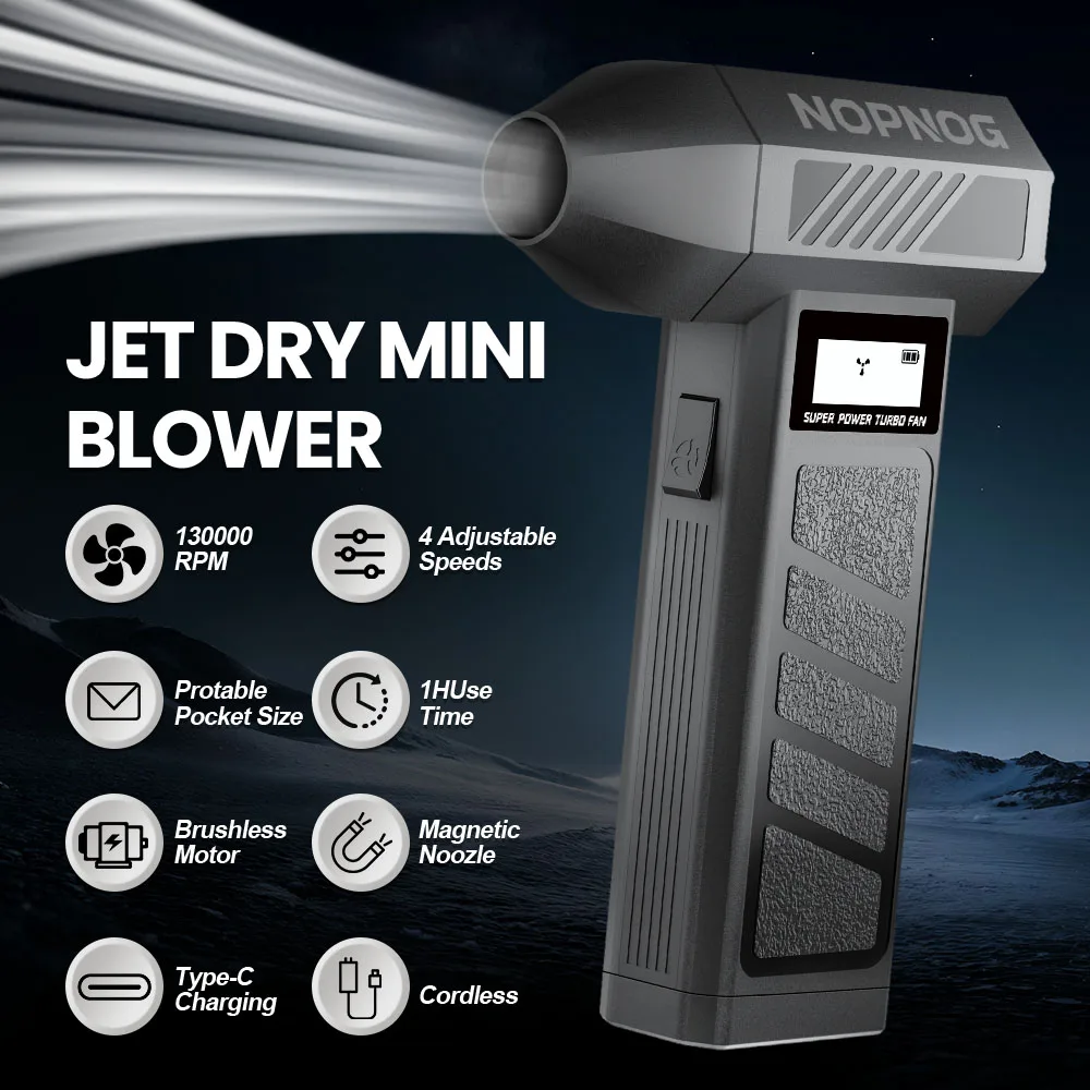 توربو جت مروحة تهب الثلوج اكسسوارات السيارات متعددة الوظائف للوحة مفاتيح الكمبيوتر منفضة الهواء الكهربائية تنظيف منفاخ أداة