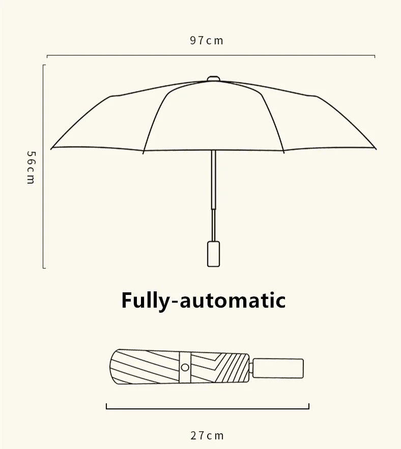 Cat Umbrellas Automatic Large Sunscreen Sunshade Umbrellas Sunny Rain Dual-Use Umbrella UV Folding Umbrella