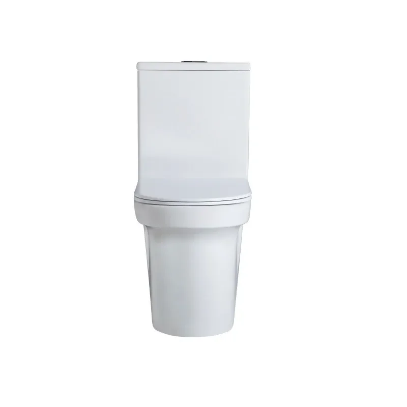 for Hotel B&B High Horsepower Straight Flush Ceramic Toilet Bathroom Split Toilet with Slow Drop Toilet Cover