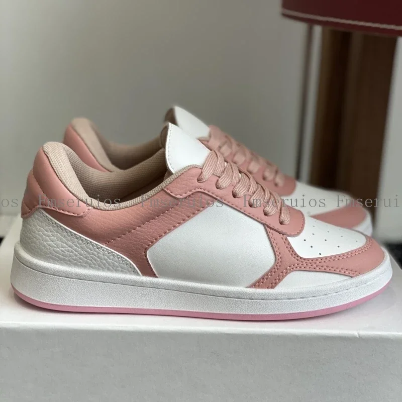 Women Casual Shoes Round Toe Lace Up Sneakers Simple Design Mixed Color Walking Shoes Sport Shoes Breathable Comfort Flats Daily view 2
