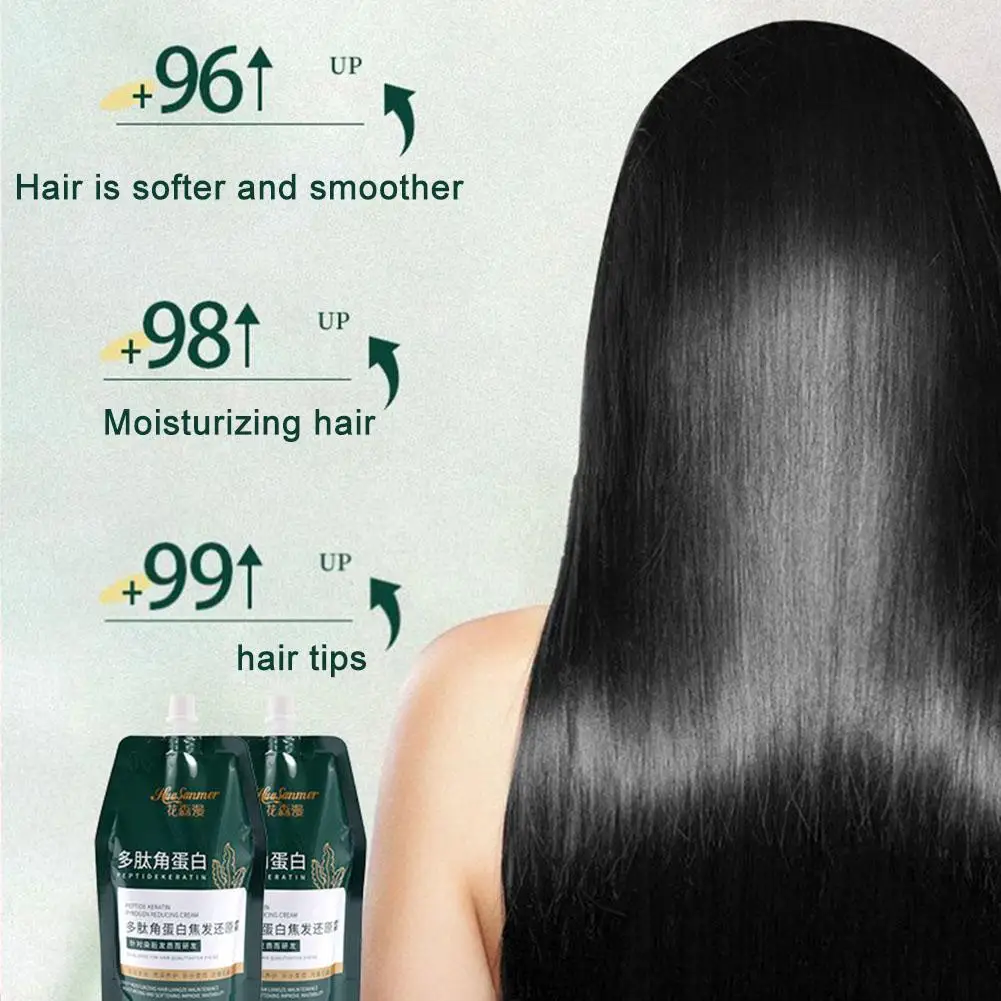 Keratin Haars pülung multifunktion ale sanfte pflegende Wiederherstellung verbrannter Cremes verbrannte Reparatur creme Haar Peptid Haar 200g g8h5