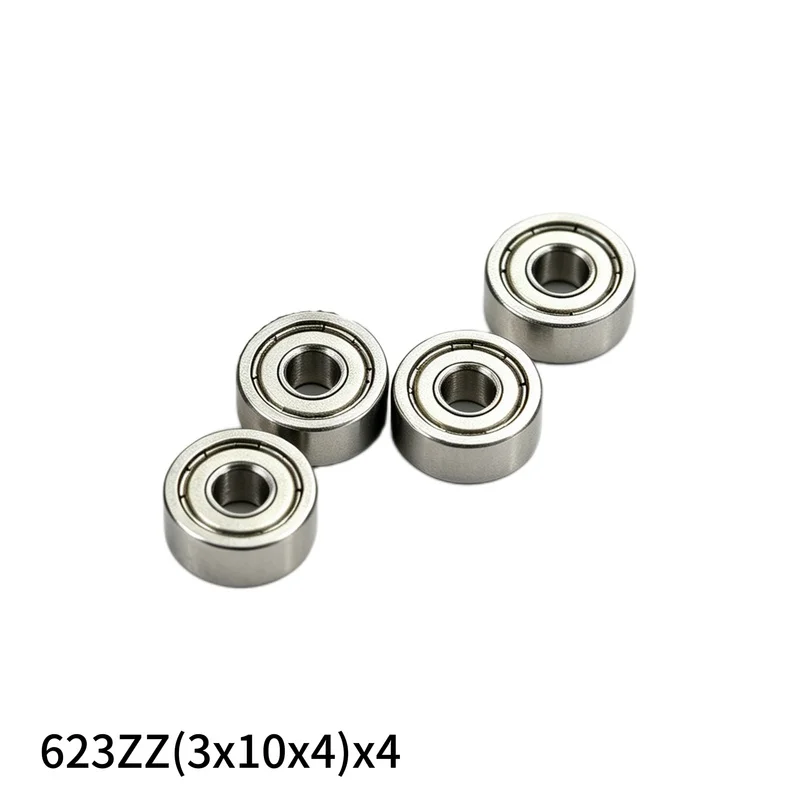 17pcs Mini Sealed Bearing Kit for 1/24 RC Micro Monster Truck Chassis & Gearbox Spare Ball Bearings