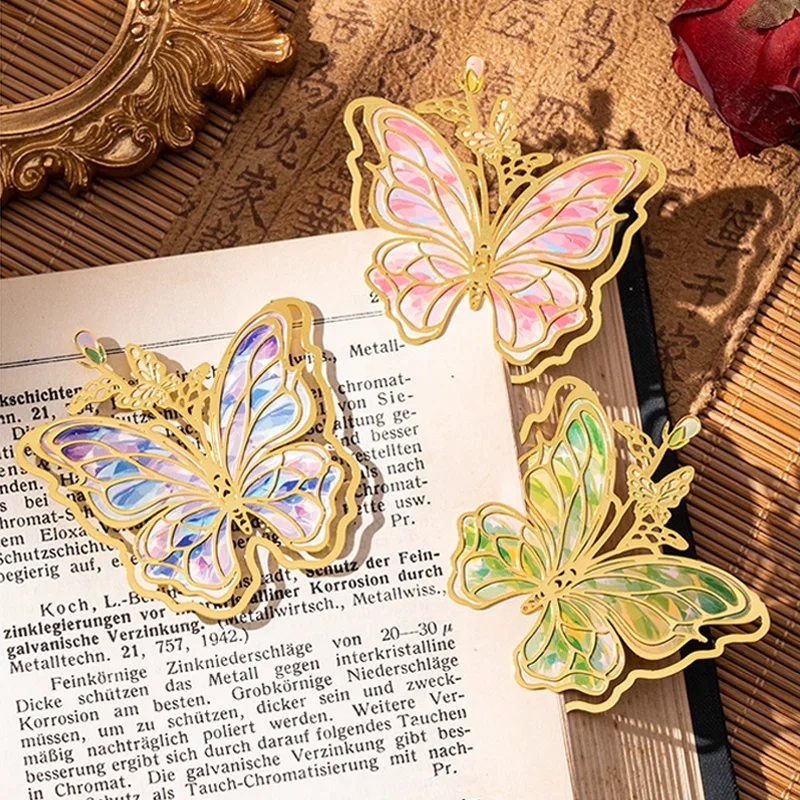 

4 шт., винтажные металлические закладки с бабочками, классические китайские креативные зажимы для книг, подарок на день учителя, школьный сувенир для путешествий
