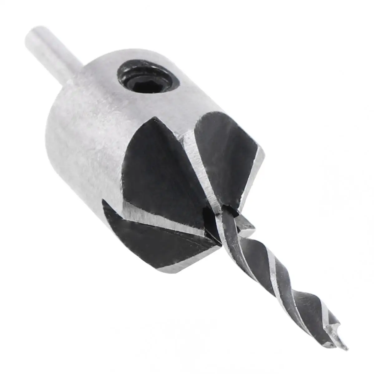 4-10mm Round Shank Countersink Drill Bit Flute Adjustable Tapered Bits for Wood with Allen Wrench Woodworking Drilling Tool