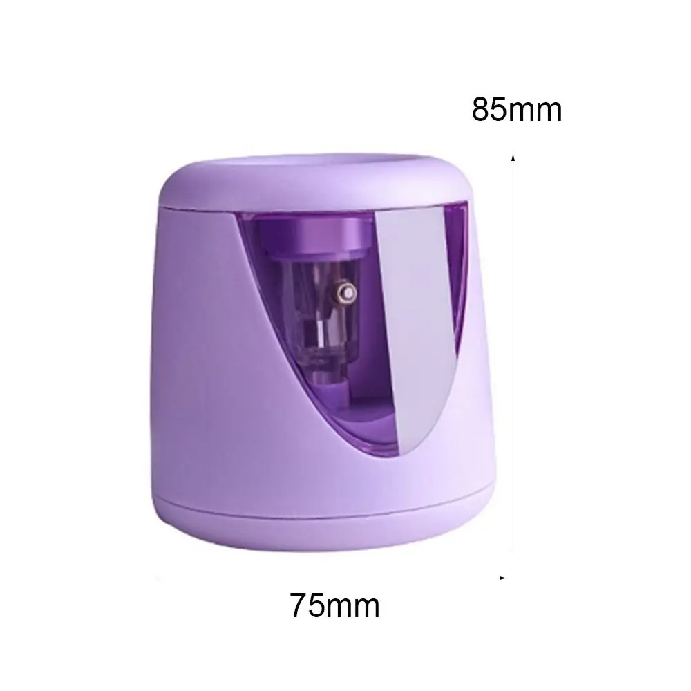 Battery/USB/Charging with Decorative Sticker Creative Stationery Electric Pencil Sharpener Switch Automatic Mechanical Tool