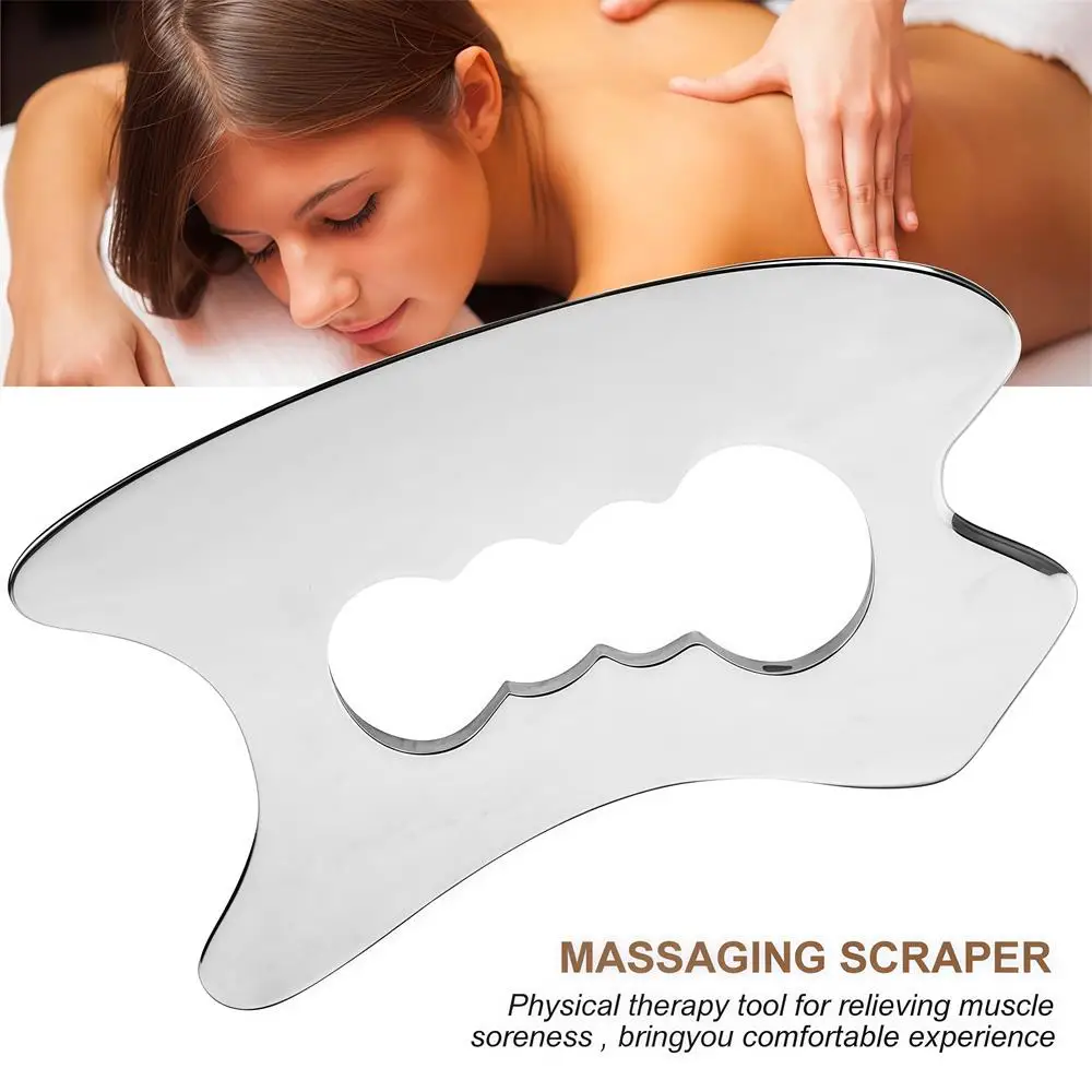 IASTM Gua Sha Physical Therapy Massage Tools Stainless Steel Metal Scraping Blade Chiropractic Myofascial Release Muscle Relax