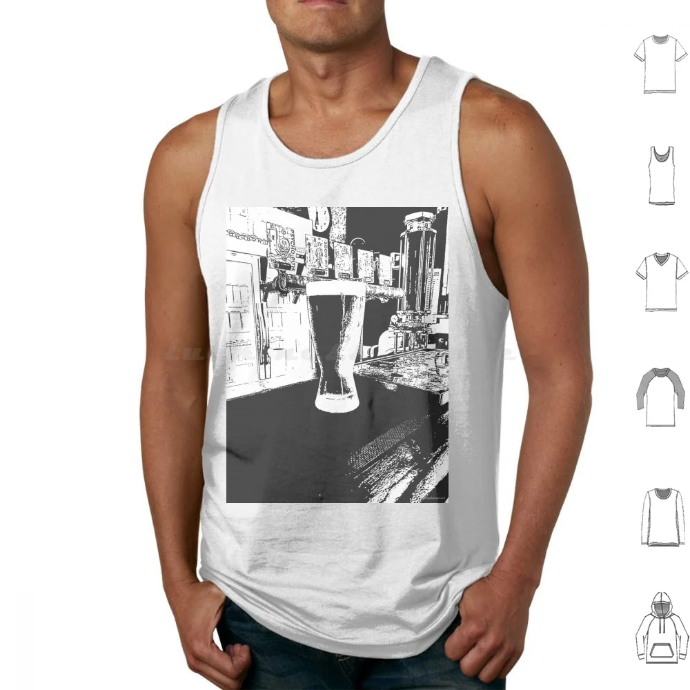 A Pint Of Bloody Lovely Beer Tank Tops Print Cotton Beer Jesus Lord Christ Religion Fun Funny Happy Smile Brew Dog Puppies