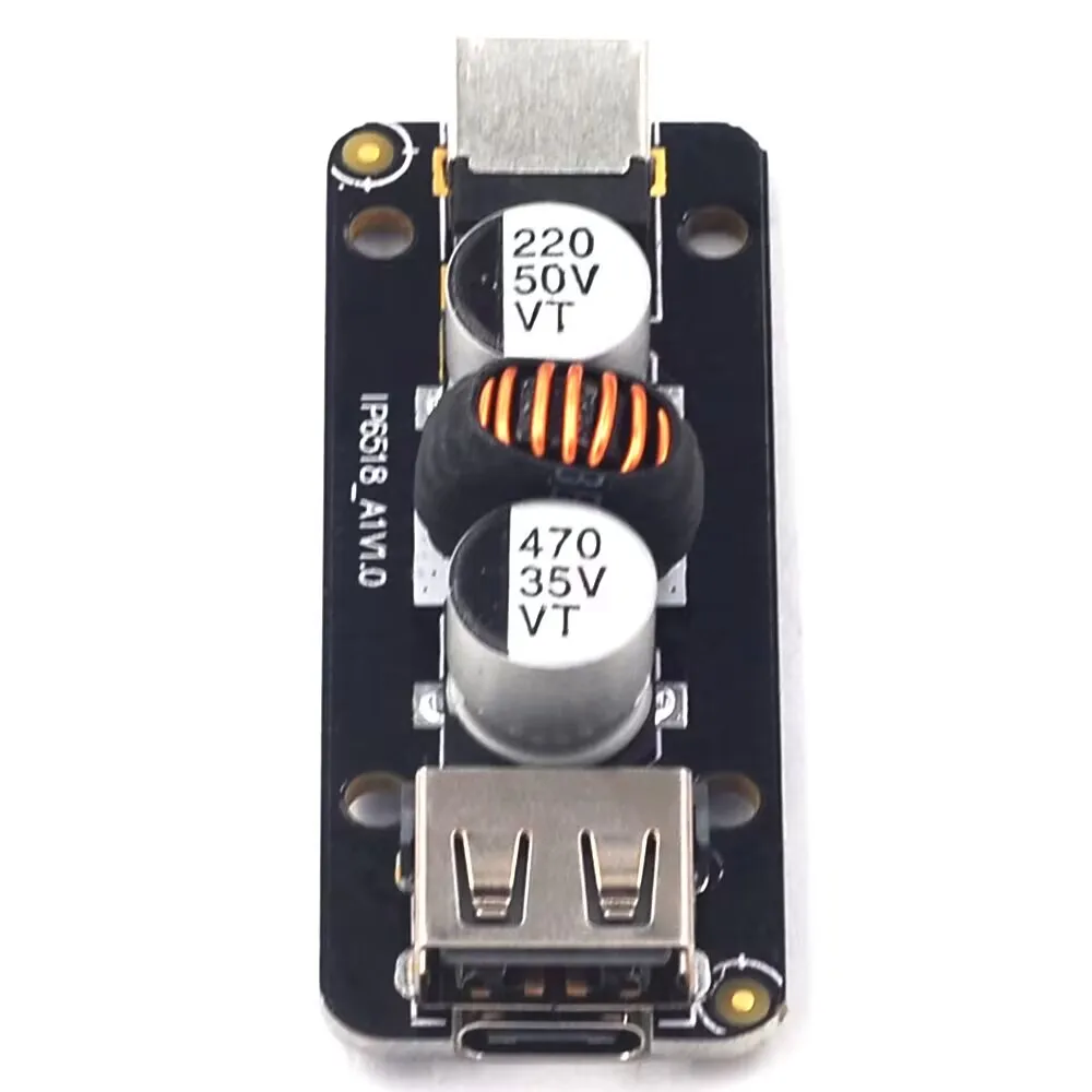 10,5 В-32 В до 3 в-20 в 45 Вт USB и Тип C QC3.0 DC Быстрая зарядка понижающий адаптер питания IP6518 полная протокольная зарядная плата