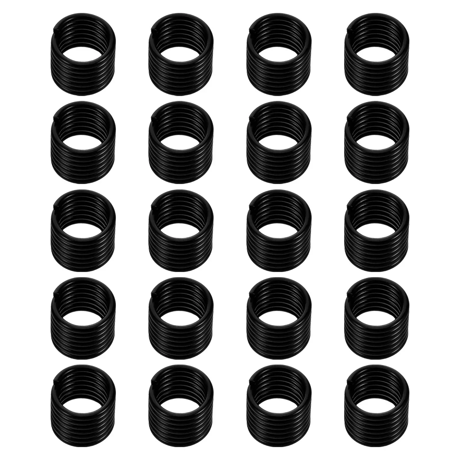 20Pcs Compressor Hose Lock Spring Heavy Duty Alloy Coil Replacement Air Pump Tire Inflator Hose Repair Air Compressor Parts