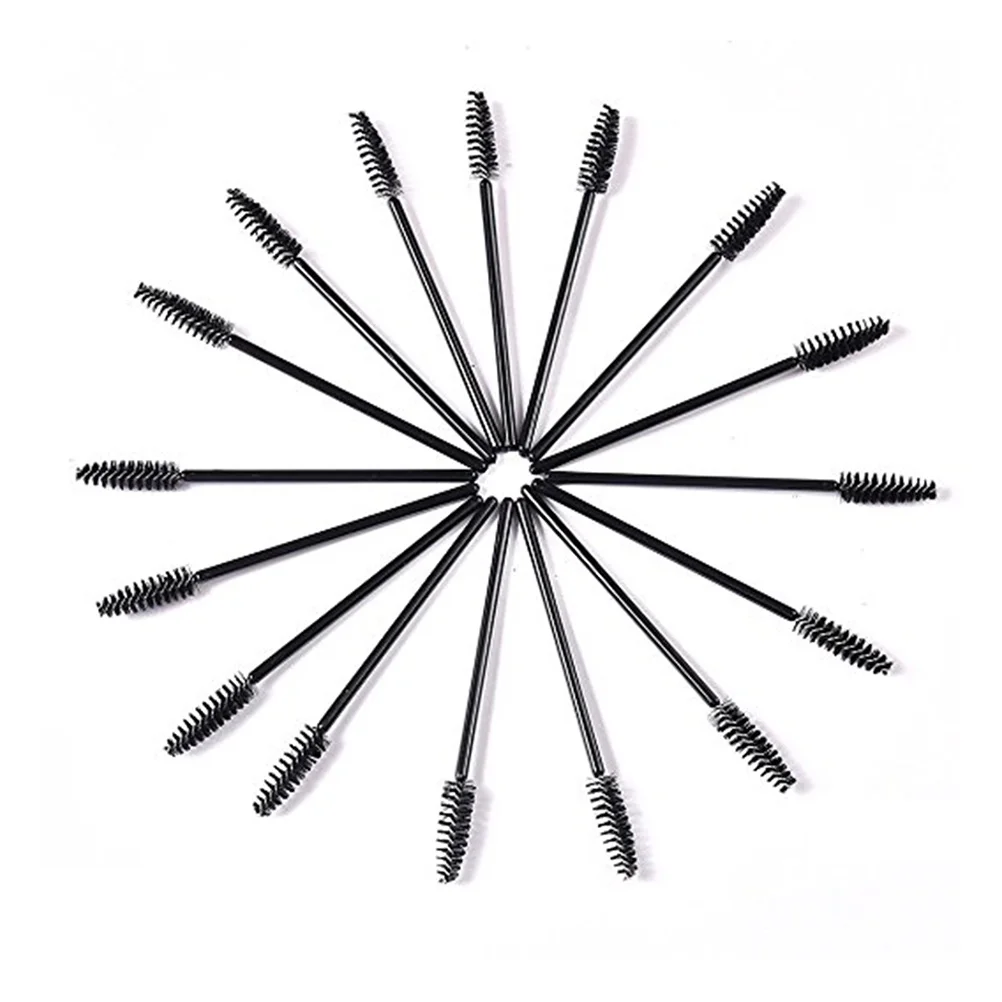 150 pz Nero Ciglia Mascara Bacchette Spazzole Per Ciglia Usa E Getta Curl Pettine Strumento di Separazione Bacchette Per Mascara Usa E Getta Pennello Per Ciglia
