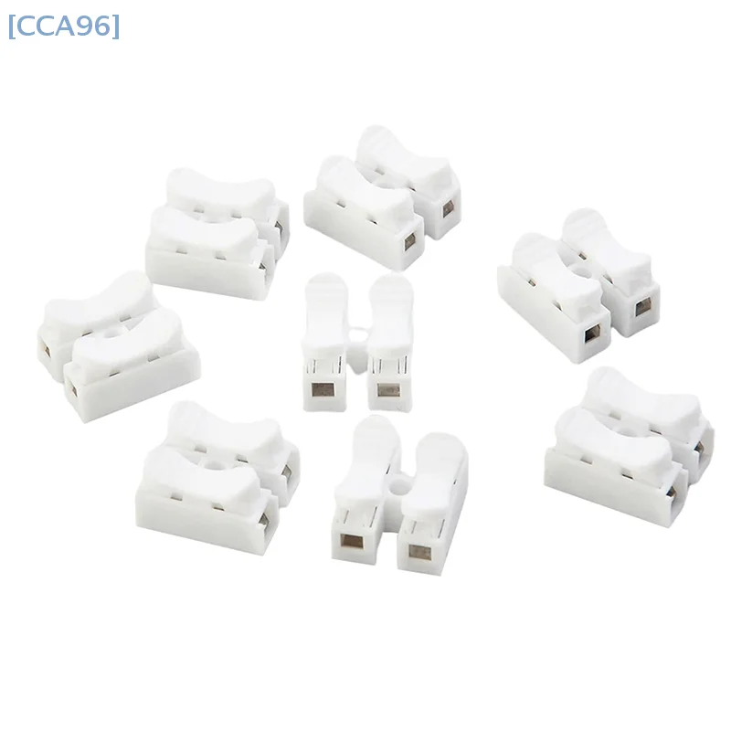 20Pcs No Solding Quick 1P 2P 3P Cable Wire Connector No Screw Terminal Block Spring Clamp