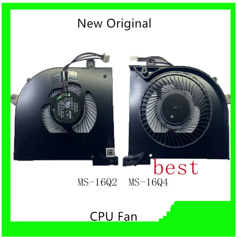 New Original Laptop CPU GPU Cooling Fan For MSI GS65VR P65 GS65 16-Q2 16-Q4 Fan MS-16Q1 MS-16Q2 MS-16Q3 MS-16Q4 MS-16Q5 8RF 8RE