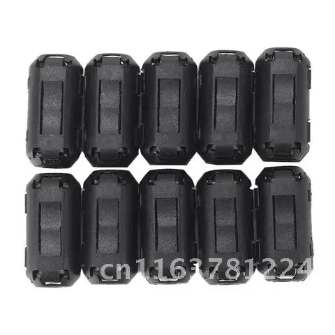 

10Pcs EMI RFI Noise Ferrite Core Filter Mini removable Black Clip avoiding interference shield radiatio Filters Ferrite Core 0J9