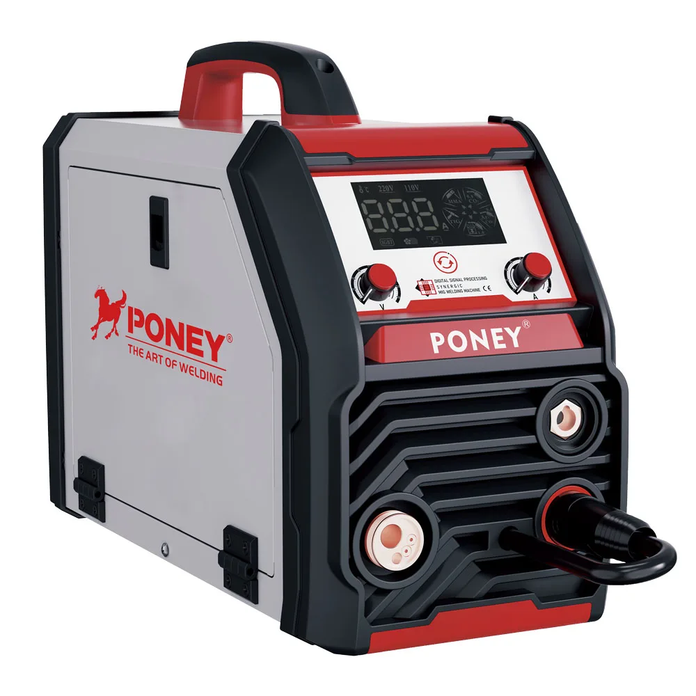 MIG 160 T  Multi- Process Digital Control Synergic MIG TIG MMA Gas Gasless IGBT MCU Digital Display  5KG Wire Feeder Welders