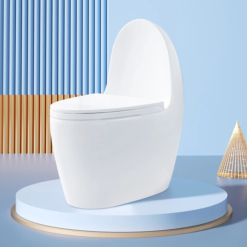 ri- Vortex Modern Bathroom Large Impact Flush Toilet Tank Siphon Type Concealed Floor Installation Water Saving Splash-Proof*