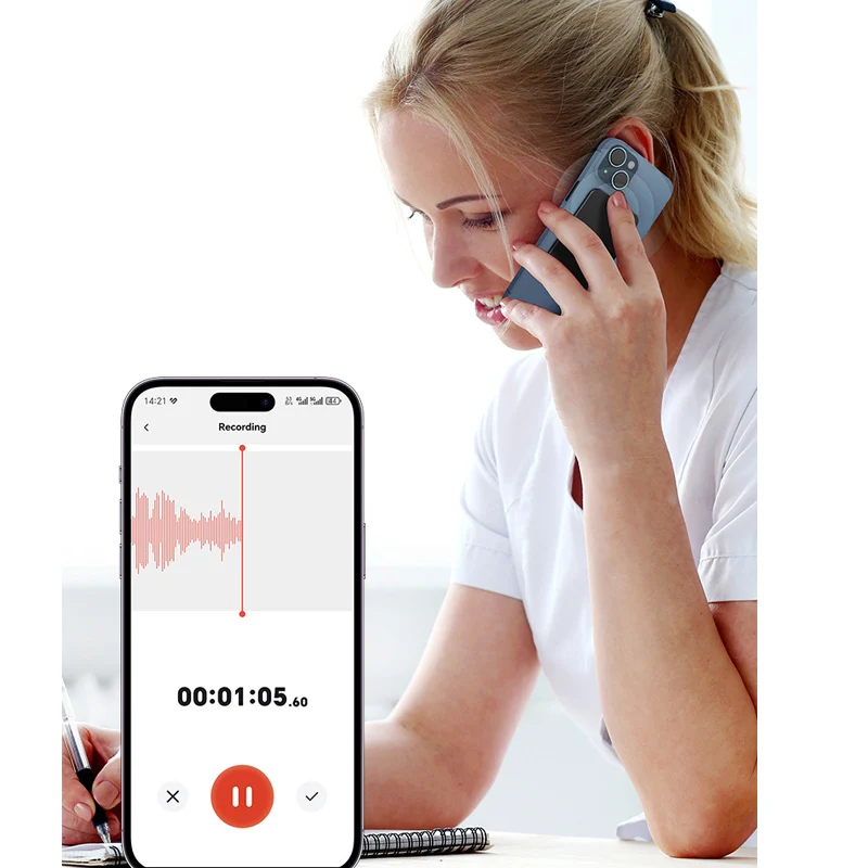 Deepseek AI قلم تسجيل مفتوح AI نسخة ذكية ترجمة قلم تسجيل صوتي APP التحكم AGI مسجل الصوت 128 جيجابايت