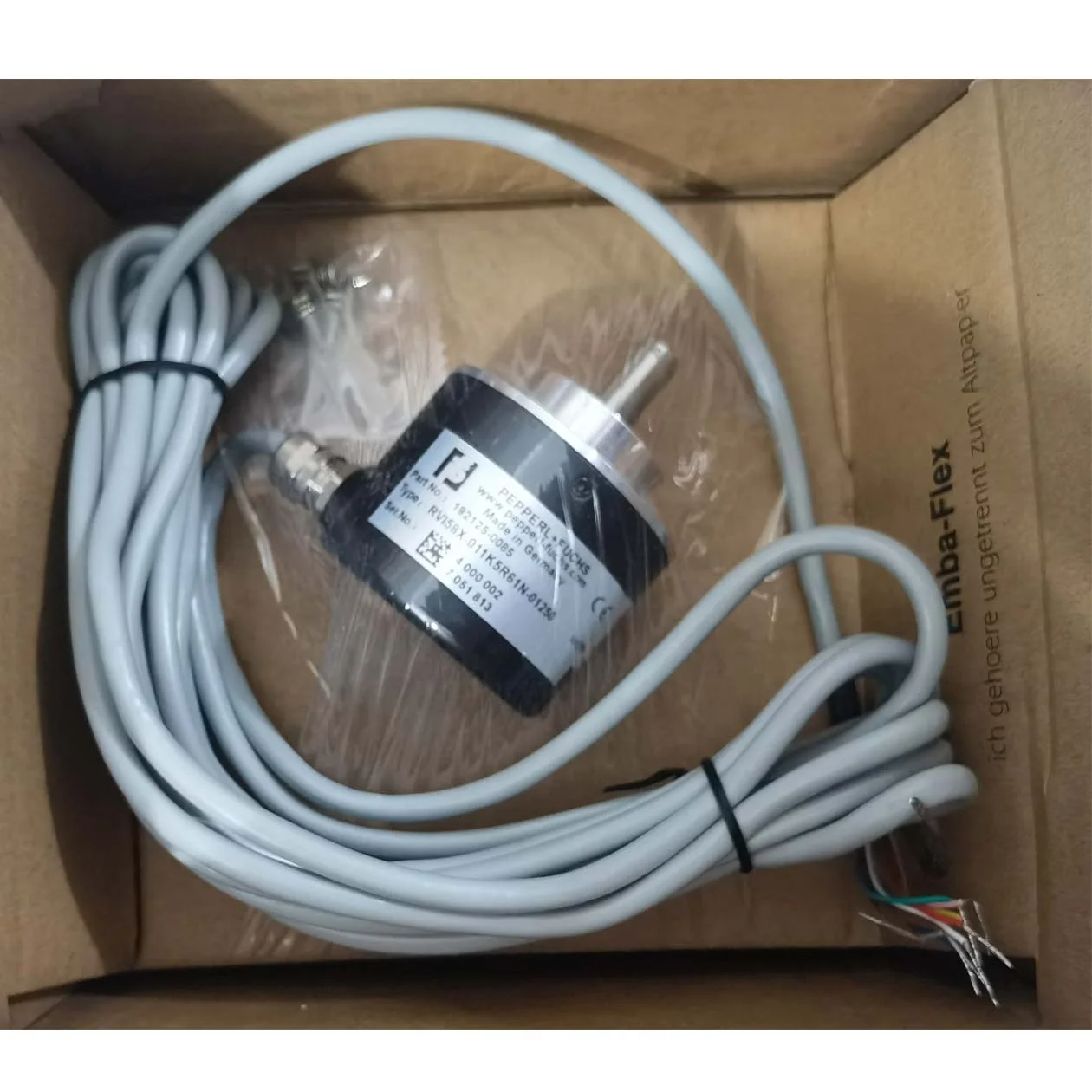 Incremental rotary encoder RVI58X-011K5R61N-01250