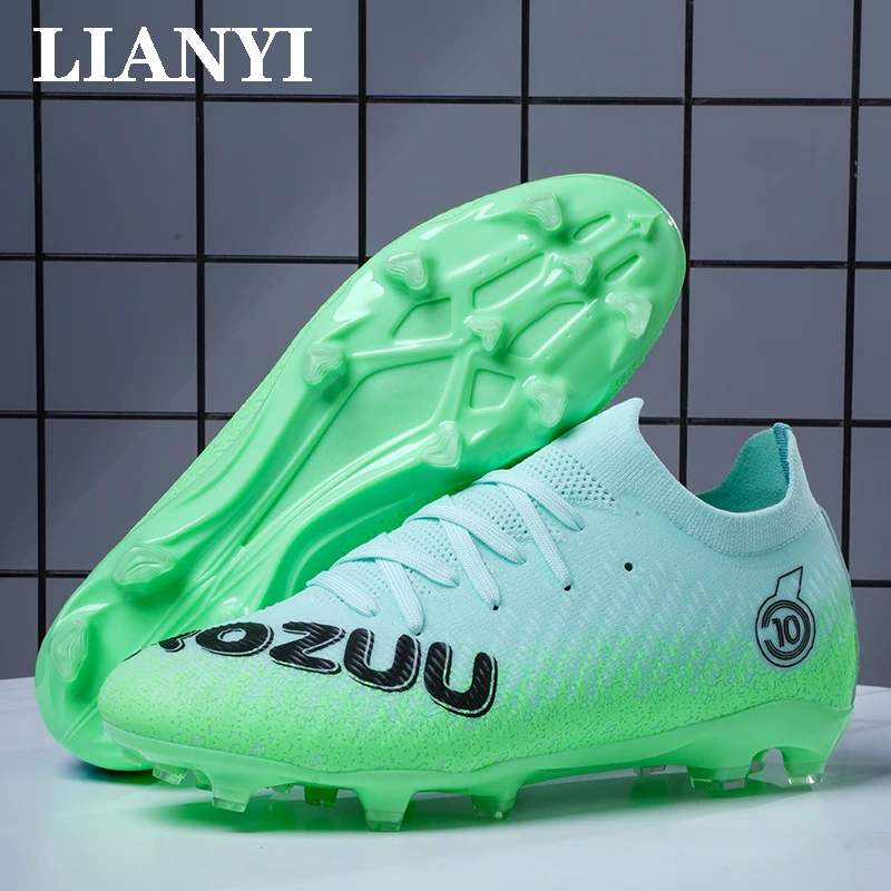 

LIANYI новые мужские футбольные бутсы светлый цвет молодежные профессиональные футбольные кроссовки Бесплатная доставка противоскользящие шипы противоскользящие тренировочные кроссовки