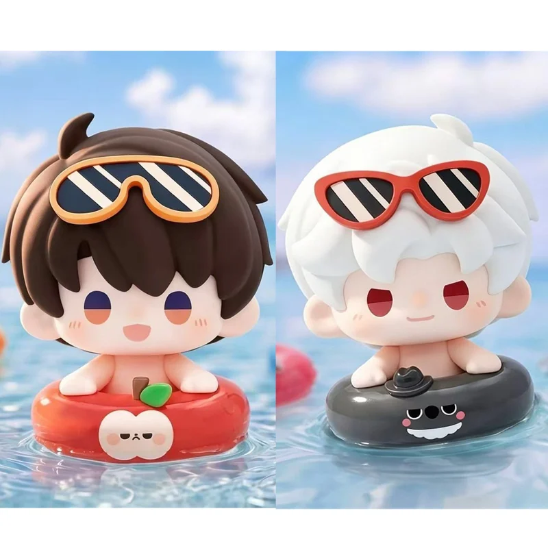 Love and Deepspace Xavier Zayne Rafayel Ralayo Sylus Caleb Floating Light Resting Old Echo Series PVC Standee Model Keychain