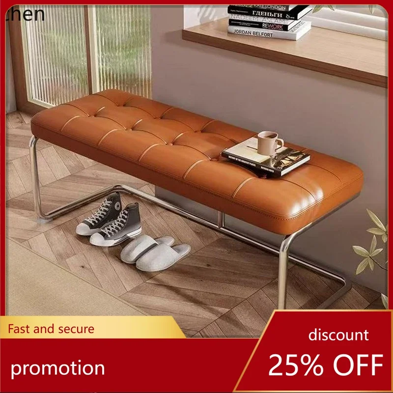 

HXL Long Bench Doorway Shoe Changing Bench Space-Saving Dining Table Long Bench