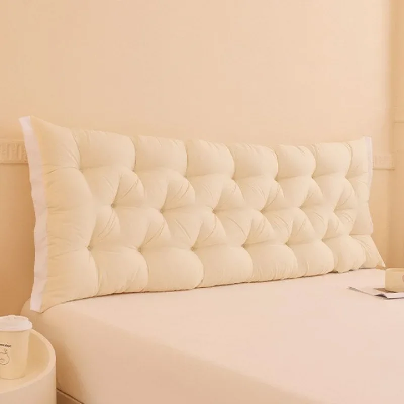 Soft Bag Anti-collision Thick Pad Korean Style Pure Color Headboard Cushion Bedroom Dormitory Rental House Decorate Bedhead Mat