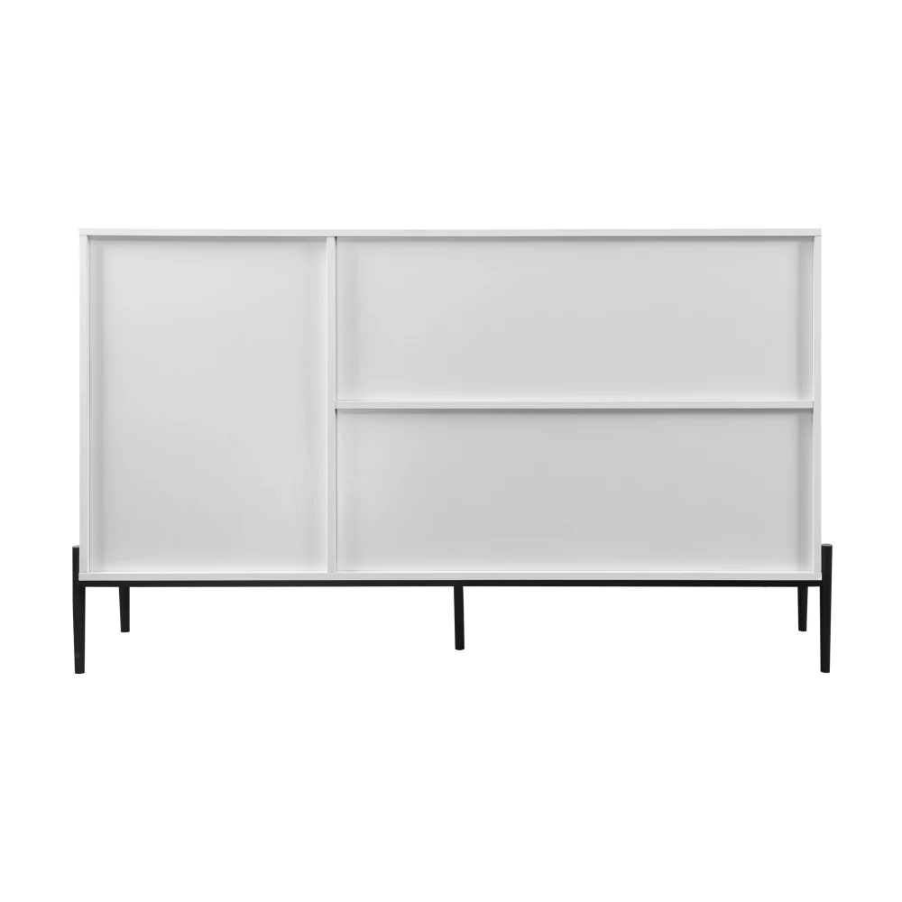 Glas-Schiebetür, 3 Schubladen, modernes Sideboard, Küche, Buffetschrank für Flure, Eingänge, Küche, Arbeitszimmer – Detail 15