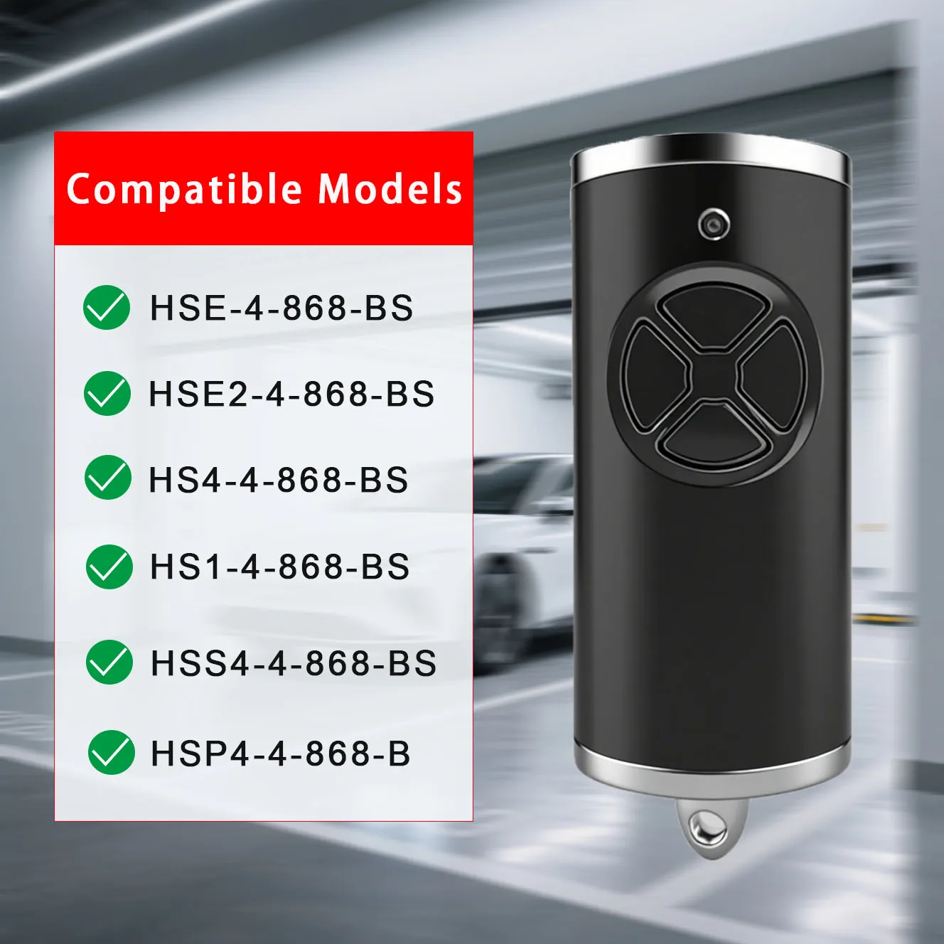 

For HORMANN HSE4-868-BS BS Series Gate Remote Control 868MHz HSE4-868-BS HSE1 BS HS4-868-BS Remote Control Garage Door Opener