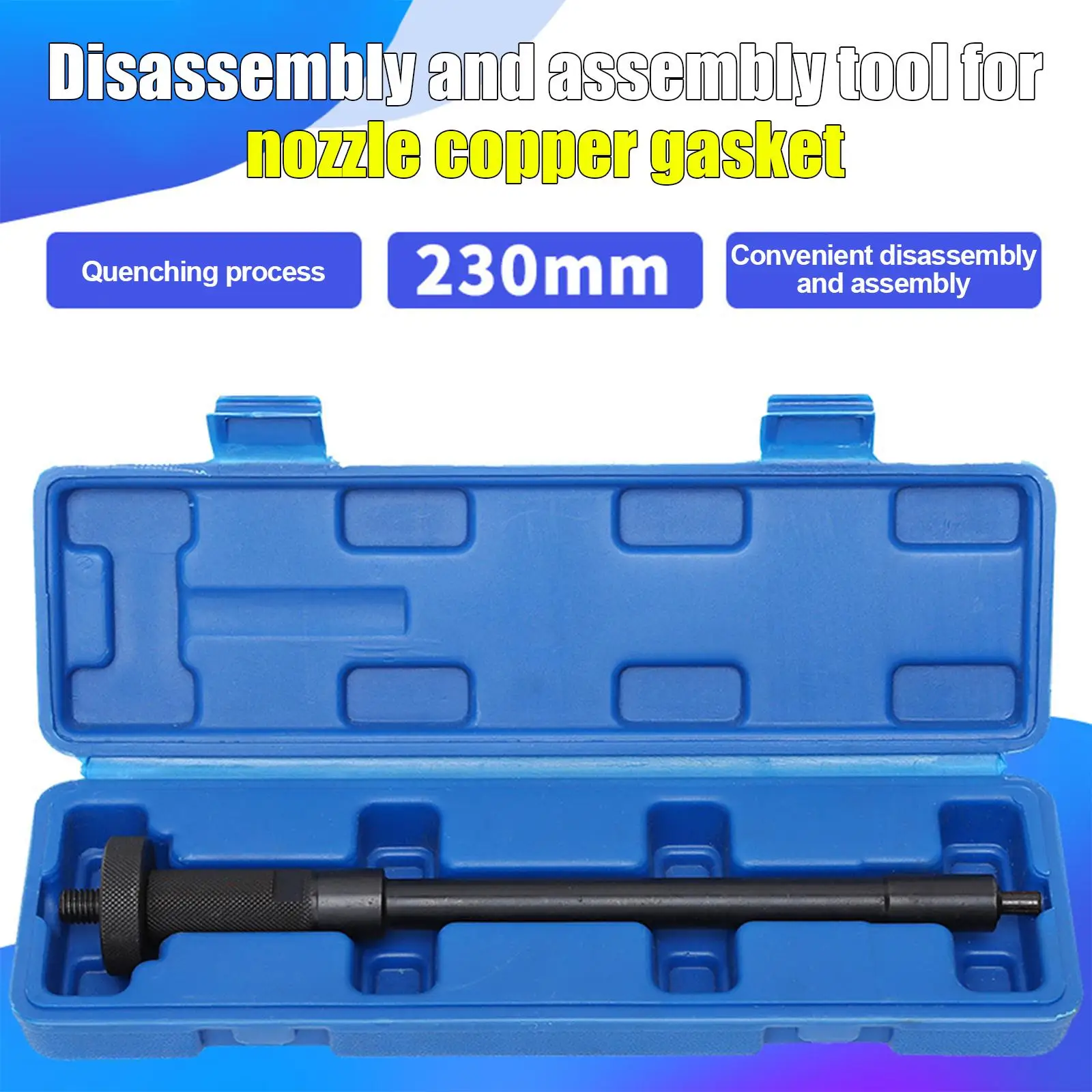 Injector Washer Removal Tool Durable Universal Injector Nozzle Copper Washer Gasket Pad Dismouting Remove Install Tool Set