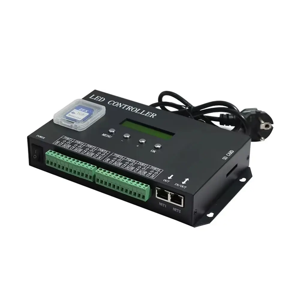 KTRLIGHT H807SA Addressable Programmable Pixel LED Controller Application Control DMX512 WS2812B WS2811 WS2815 RGB LED Strip