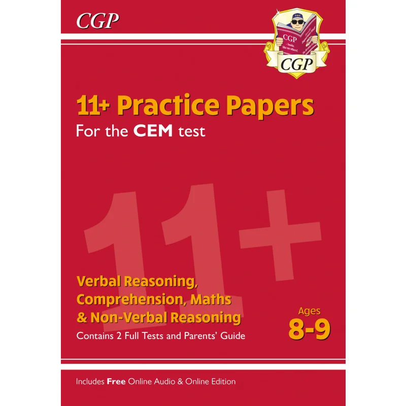 

11 CEM Practice Papers Ages 89 With Parents Guide Online Edition CGP Books Coordination Group Publications 9781789082463 Book