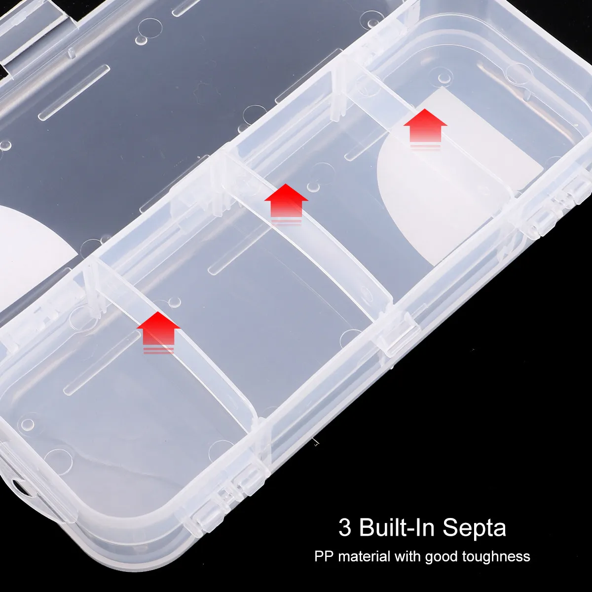2Pcs Transparent Double-Layer Plastic Pencil Case Simple Pen Box Student Pencil Storage Organizer Portable Stationery