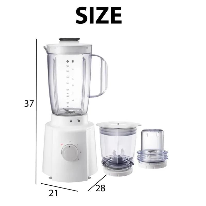 Wholesale 3 in 1Electric Food Processor Blender with Blender Grinder