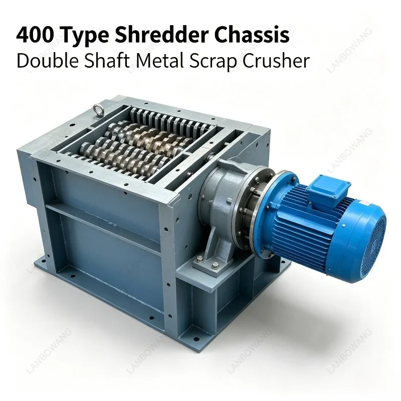 400 Type Shredder Cabinet, Non-standard Plastic Metal Scrap Iron Crusher, Small Food Waste Shredding Machine
