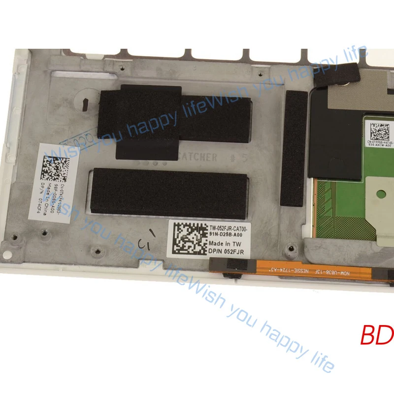 L... 52FJR 052FJR FOR DELL XPS 13 9370 9380 7390 C Shell Palmrest Touchpad