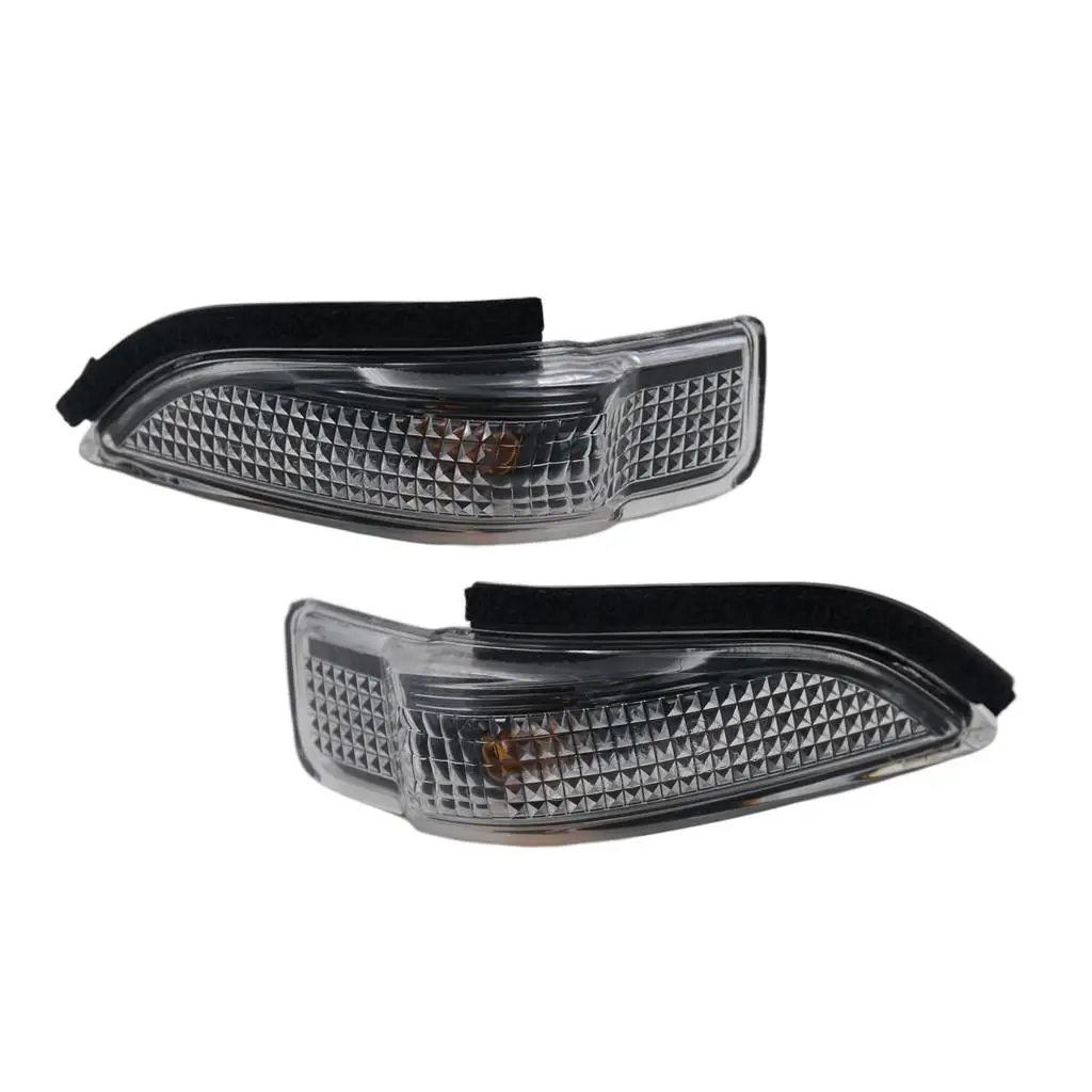 Black LED Turn Signal Side Mirror Light Easy Install Pair for Toyota Corolla Avalon Auto Parts