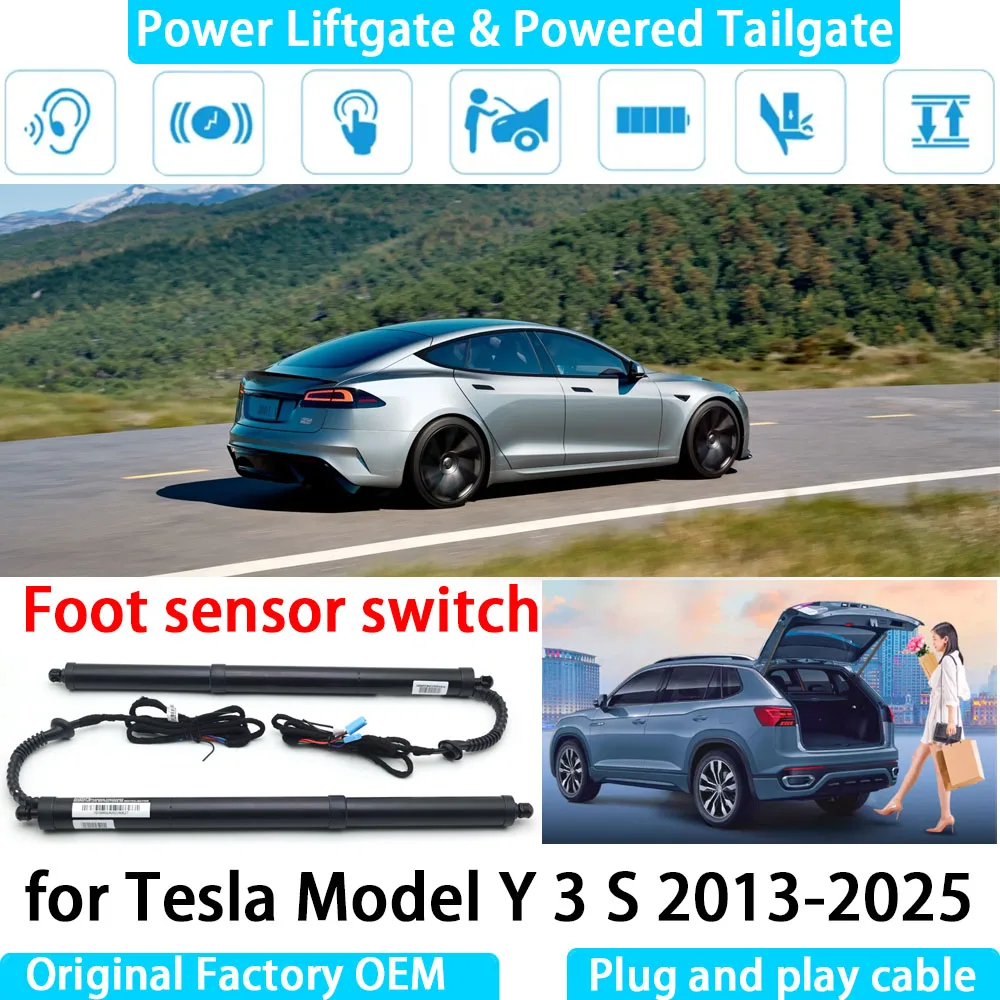 

for Tesla Model Y 3 S 2013-2025 Automatic Electric Power Liftgate Powered Tailgate Strut Tail Gate Lift System