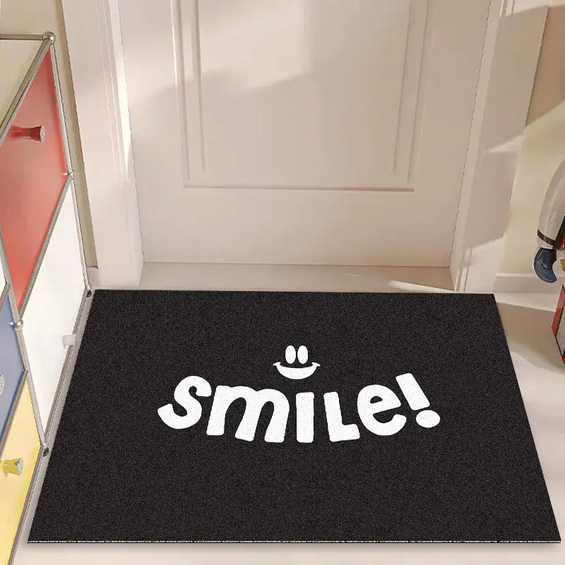 Minimally designed entry-level, dirt resistant silk ring bedroom, living room floor mat, bathroom non slip mat