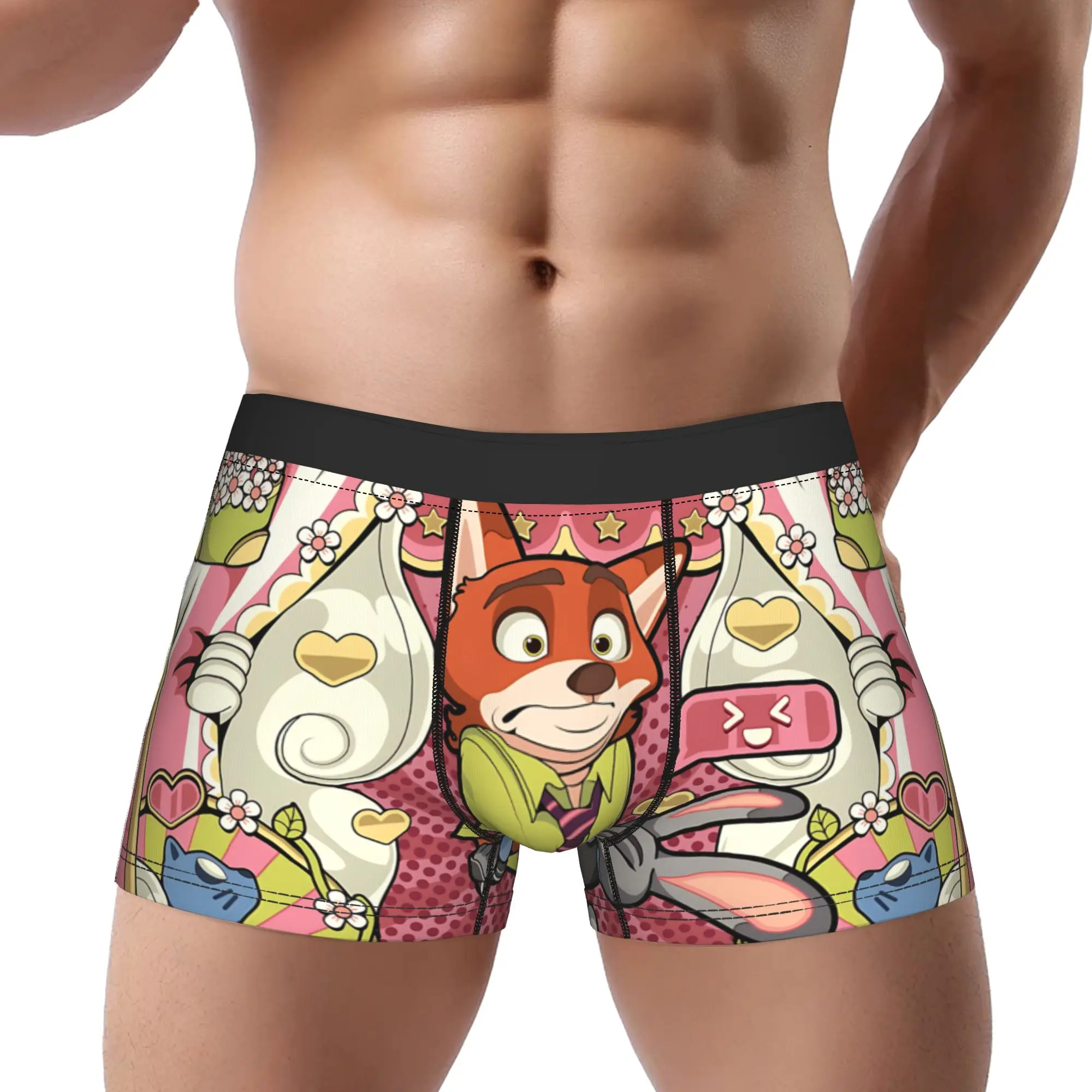 

adults 18 plus boxers Zootopia 2 Underpants Homme Panties Men's Underwear Ventilate Shorts Boxer Briefs
