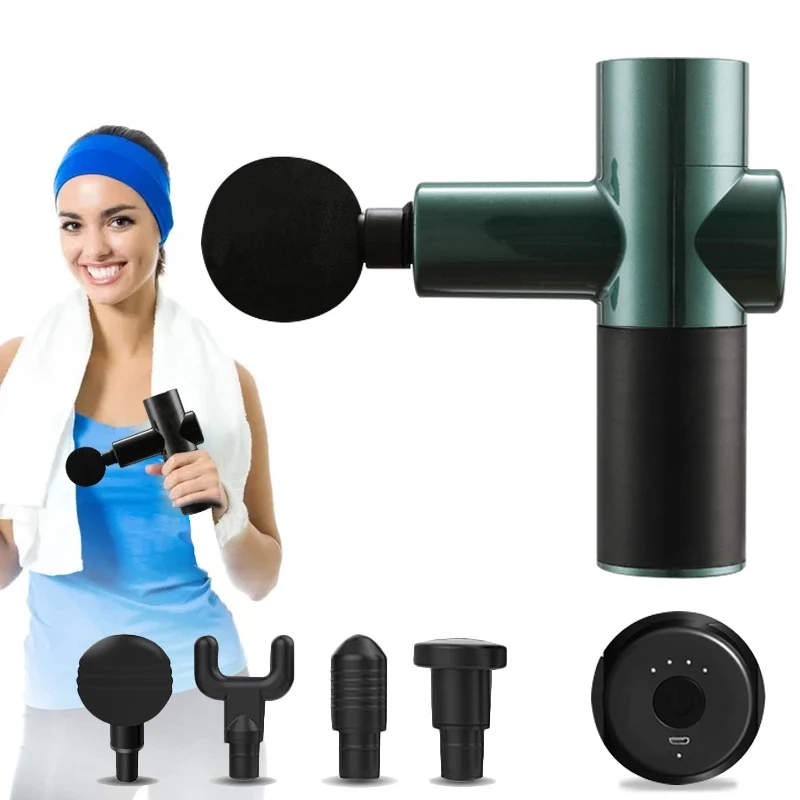 

For Custom Handheld Portable Quiet Brushless Motor Muscle Gun Massage Deep Tissue Cordless Fascia Mini Massage Gun Machi