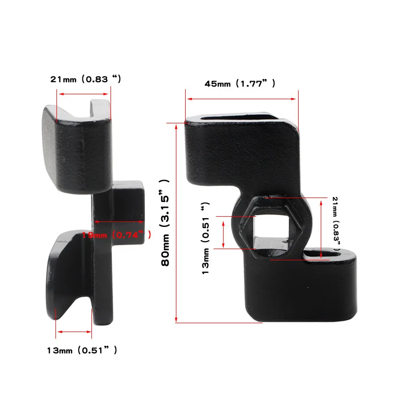 محول مفتاح الربط العالمي من هرقل، محول تحويل المفتاح السداسي 1/2 بوصة أو 21 مم، معي، أنت هرقل لا يقهر
