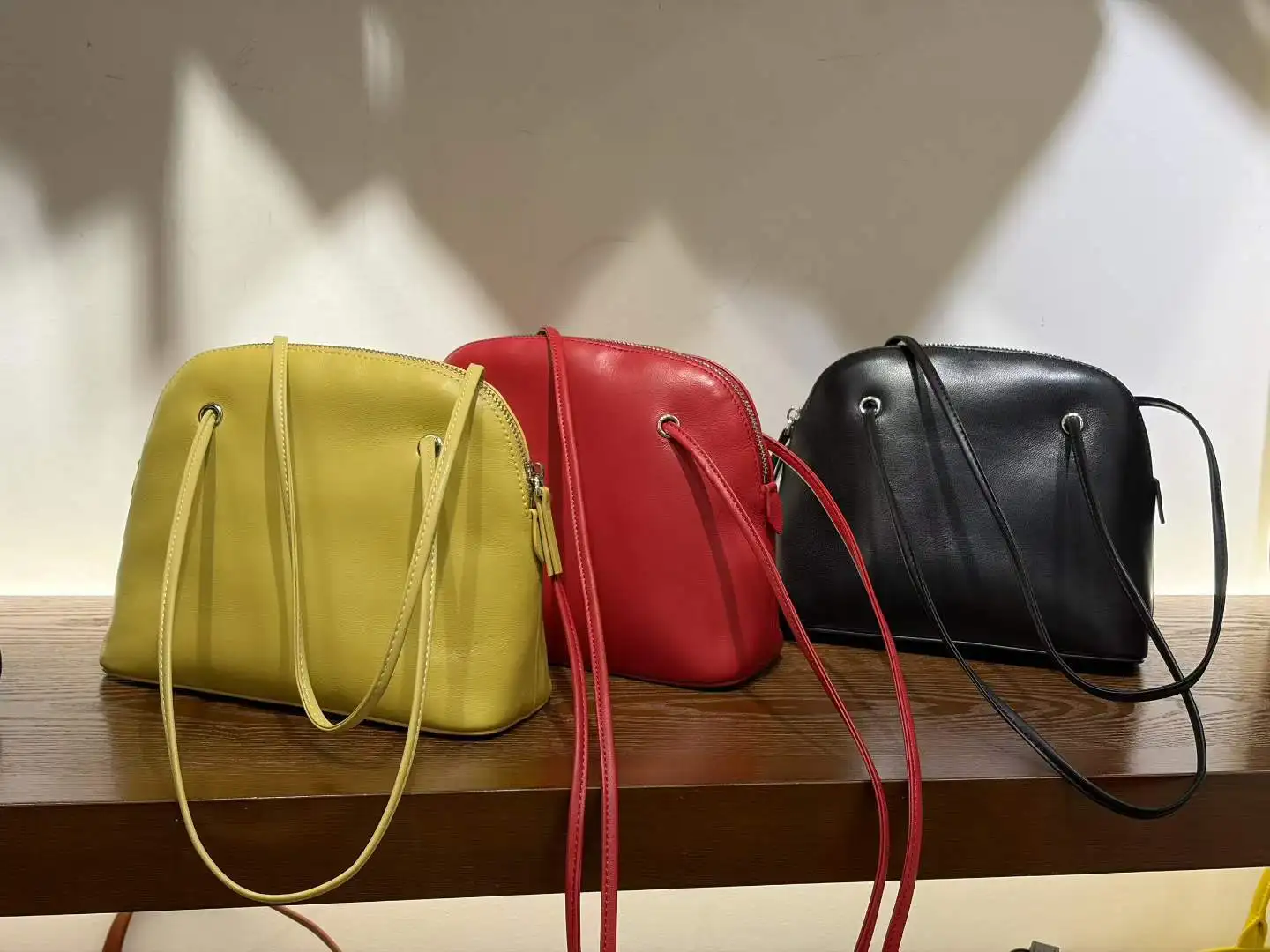 FIRMRANCH Classic Shell Bag High-Quality Soft And Delicate Lambskin Cute Women's Shoulder Underarm Bag