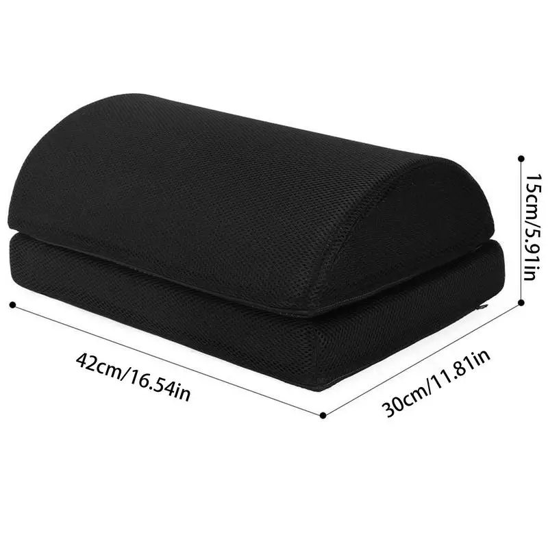 Foot Rest Under Desk For Office Use Adjustable Double Layer Under Desk Foot Rest For Office Memory Foam Desk Foot Rest Ergonomic