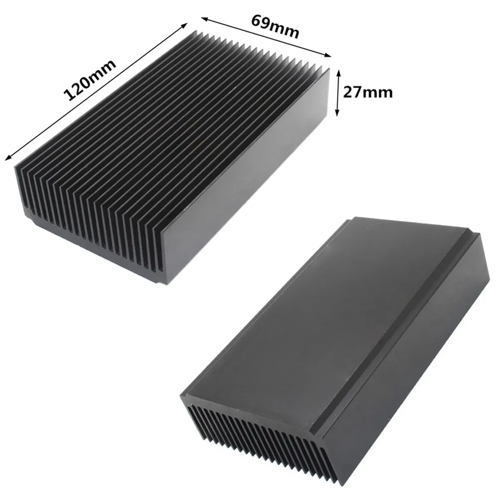 Extruded Aluminum Heatsink Radiator Heat Sink Cooler for LED Electronic Chip LCD Integrated Circuit Cooling Heat Dissipation